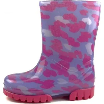 Dívčí holínky Holínky Demar TWISTER Print SRDCE C, velikost 26-27