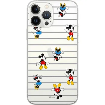 Pouzdro na mobilní telefon Pouzdro iPhone 14 (6,1) Mickey & Minnie vzor 007, transparent