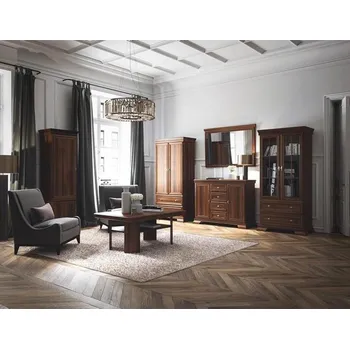 Obývací stěna Obývací stěna se skříní KORA s | sestava A | 5 dílná | samoa king