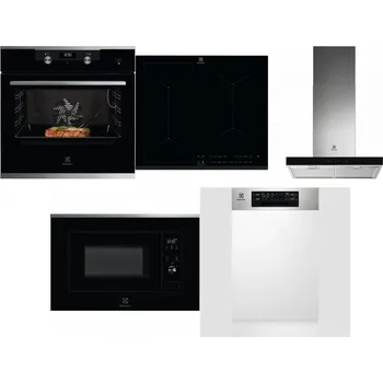 Set domácích spotřebičů ELECTROLUX KODEC75X2 + ELECTROLUX EIV634 + ELECTROLUX LFT766X + ELECTROLUX LMS2203EMX + ELECTROLUX EEM43300IX