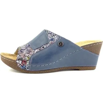 Dámské pantofle Helios nazouvák 202 modro černá, velikost 39