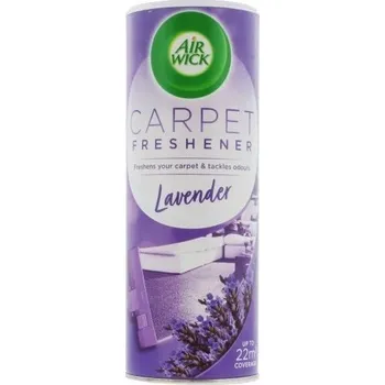 Air Wick Lavender Carpet Freshener vůně do koberců 350 g Čisticí prostředek na koerce a čalounění Air Wick Lavender Carpet Freshener vůně do koberců 350 g