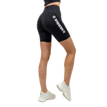 Nebbia Cyklistické šortky s vysokým pasem ICONIC 238 černé - M