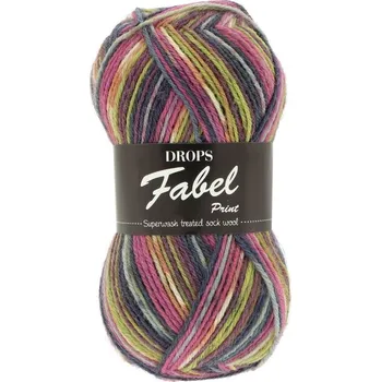 Drops Fabel Print, 901