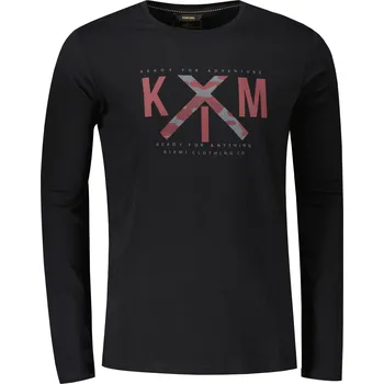 Pánské tričko Pánské triko KIXMI REGAN ČERNÁ L