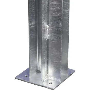 Plotový sloupek Kovový sloupek pro betonový plot 150 cm, rohový, Zn