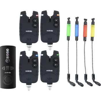 Signalizace záběru 4ks rybářských hlásičů záběrů + 4ks svingerů s příposlechem