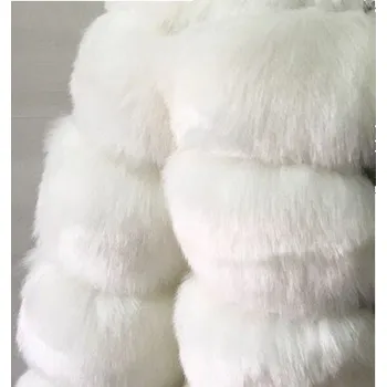 Dámská vesta Kožich bez rukávů plyšová vesta prošívaná s páskem Barva: Bílá, Velikost: S