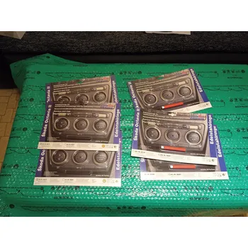 Kroužky ovládání ventilace nerez, mech. klima Škoda Octavia II (1Z) Milotec 662 01