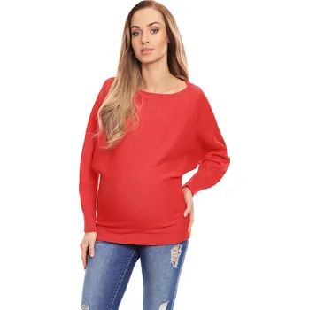 Dámský svetr PeeKaBoo Dámský těhotenský svetr Isaszeg korálová Univerzální