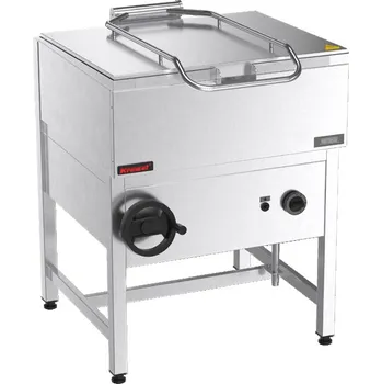 Pánev Plynová pánev sklopná s nerezovou vanou, 37 l, 7 kW, 700x600x850 mm | KROMET, Light Line