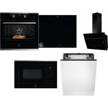 Set domácích spotřebičů ELECTROLUX KODEC75X2 + ELECTROLUX LIR60433B + ELECTROLUX LFV316K + ELECTROLUX LMS4253TMX + ELECTROLUX EEA27200L