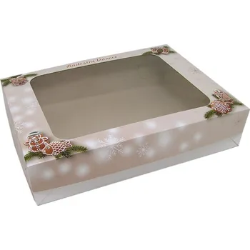 Dárková krabička Krabice vánoční 382808 Perníčky - 2kg