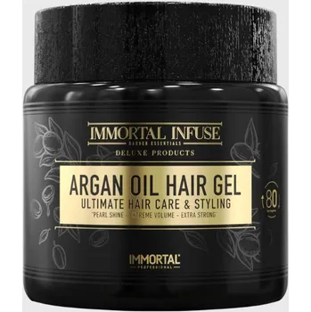 Stylingový přípravek Immortal Infuse Argan Oil Hair Gel extra silný gel na vlasy s arganovým olejem 500 ml
