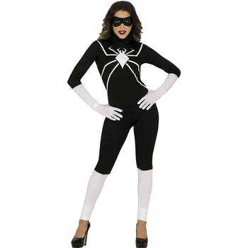 Karnevalový kostým Guirca Dámský kostým - Černá Spiderwoman Velikost - dospělý: M