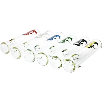 Skleněný bong Heatex Glass 50mm Steamrollers FB, 28cm (BIO Glass bong válec, navržený s ohledem na jednoduchost a efektivitu, byl vyroben z vysoce kvalitního borosilikátového skla.)