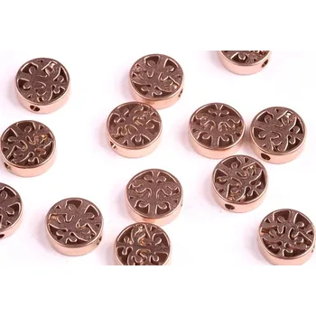 Korálek Korálek ocel rose gold č.64