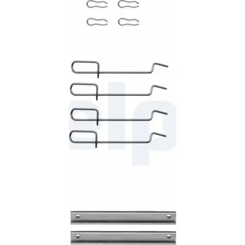 Přislušenství brzdového systému Sada příslušenství, obložení kotoučové brzdy DELPHI LX0113