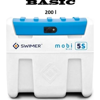 Mobilní nádrž na AdBlue vhodná k převozu SWIMER mobi 5S Blue 200 l verze BASIC