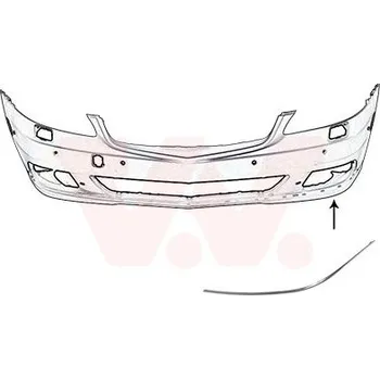 Lišta karosérie Ozdobná / ochranná lišta, nárazník VAN WEZEL 3047581