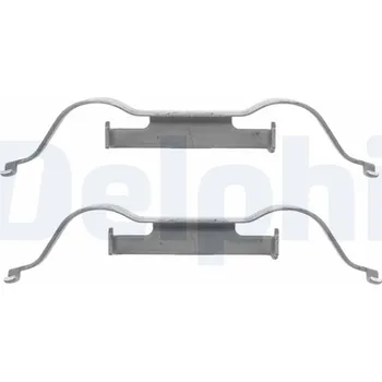 Přislušenství brzdového systému Sada příslušenství, obložení kotoučové brzdy DELPHI LX0508