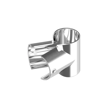 nerez_solar_martim Fixační otevřené "T" 90° D, nerez A4 - AISI 316 Varianta: Fixační otevřené "T" 90° D= 22 mm, nerez A4 - AISI 316