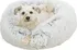 Pelíšek pro psa Trixie Harvey kulatý pelech 70 cm bílý/černý