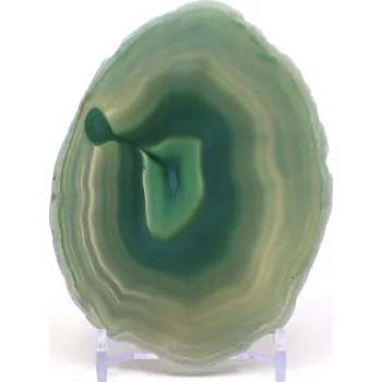 Přírodní kámen Magieprirody.cz Achátový plát velikost 10 cm + stojánek #1577 - Top kvalita