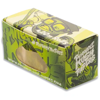 Rolovací papírky Pineapple Kush Rolls, délka 420cm (Ultratenké, nebělené, organické vegan rolovací papírky Pineapple Kush o délce 420 cm.)