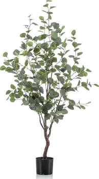 Umělá květina Emerald Eukalyptus v květináči 120 cm zelený
