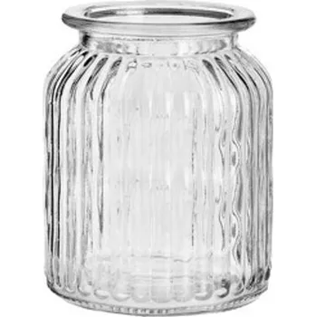 Váza Váza sklo pr.11,5V14,5cm čirá