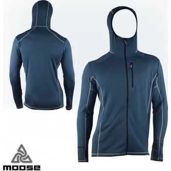 Pánská mikina STELVIO HOODIE MEN funkční mikina s kapucí Moose