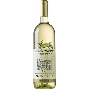Víno Znovín Znojmo a.s. se sídlem v Šatově Sauvignon pozdní sběr 2021 Zelená Ještěrka, Znovín Znojmo 0,75l