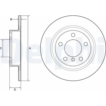 Brzdový kotouč Brzdový kotouč DELPHI BG4916C