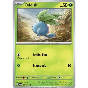 Sběratelská karetní hra Pokémon TCG Oddish 001/197