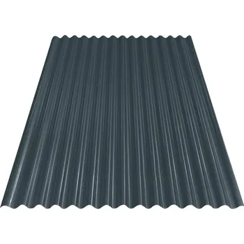 plechová krytina BRAVO vlnitý plech S18 - RAL 7016 Antracit 0,5x1102x3000 mm