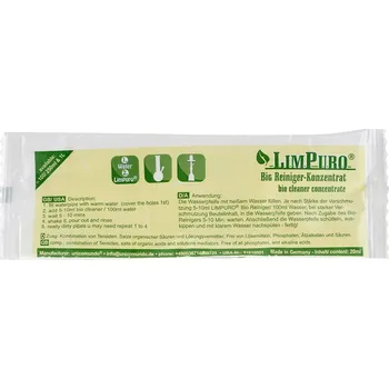 LIMPURO® Bong Cleaner Concentrate, 20ml (LIMPURO Bio čistící prostředek na bongy 20ml)