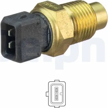 Čidlo automobilu Snímač, teplota chladiva DELPHI TS10515