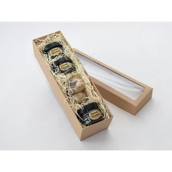 Dárkový potravinový koš Adrop.cz - Gurmánský balíček černého česneku