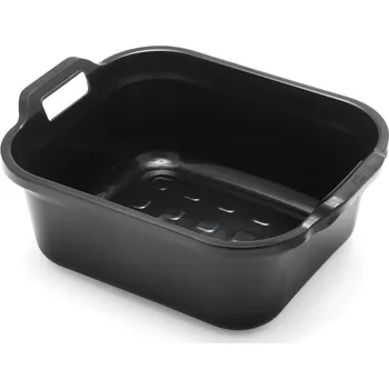 Úložný box Černý plastový lavor se dvěma uchy Addis, 39 x 32 x 14 cm ID_1330578