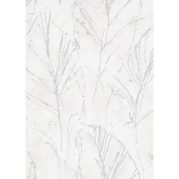 DIMEX | Vliesová tapeta na zeď WPE-901755 | 0,53 x 10,05 m | bílá, metalická + Bílá, metalická vliesová tapeta na stěnu WPE901755 v rozměru 0,53 x 10,05 m