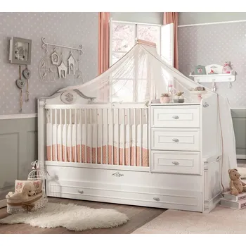 Dětská postýlka Čilek Rostoucí postýlka Romantic Baby SET