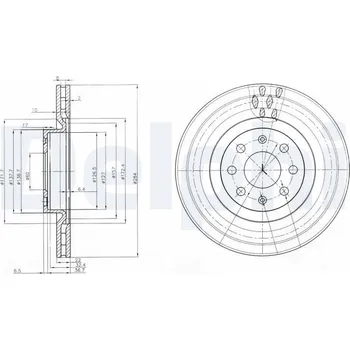 Brzdový kotouč Brzdový kotouč DELPHI BG3944