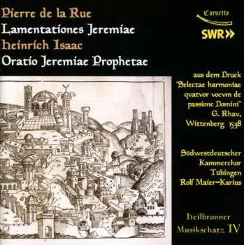 Zahraniční hudba CD Pierre de la Rue: Lamentationes Jeremiae 2015