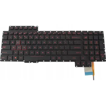 Náhradní klávesnice pro notebook Klávesnice ASUS ROG G752VS G752VT G752VY / LED
