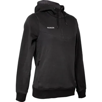 Dámská mikina KOROK Dámská mikina na pozemní hokej FH500 černá S ČERNÁ