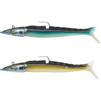 Umělá nástraha CAPERLAN Měkká nástraha shad smáček Combo Eelo 150 25 g Ayu/modrá MODRÁ|ŽLUTÁ