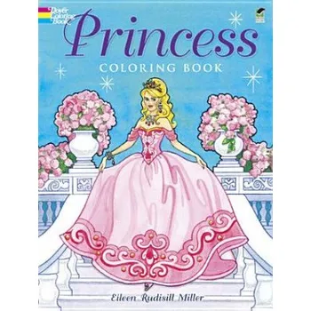 První čtění Princess Coloring Book – Eileen Miller (EN)
