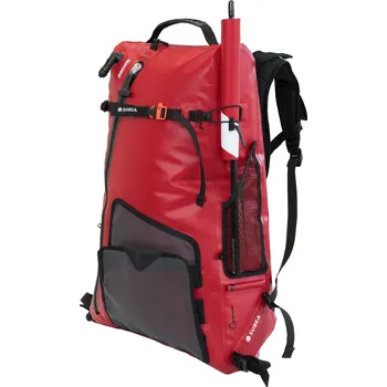 Sportovní batoh DECATHLON Signalizační bójka a vodotěsný batoh na podmořský rybolov VÍNOVÁ|ČERNÁ|ČERVENÁ