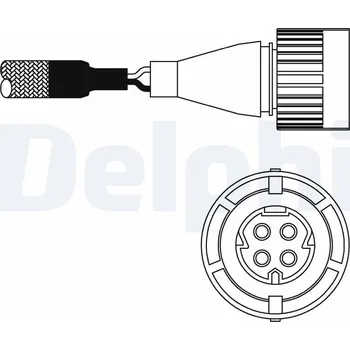 Lambda sonda Lambda sonda DELPHI ES10986-12B1